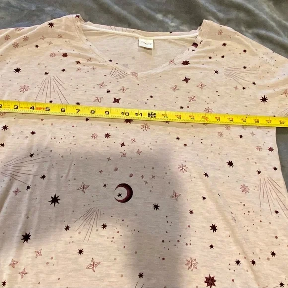 SOMA Women's Sunday Shooting Star Small LS Pajama Set Loungewear Celestial PJ - Picture 13 of 13